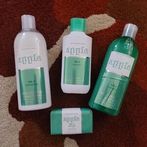 Shampoo, conditioner,body wash, and soap bar